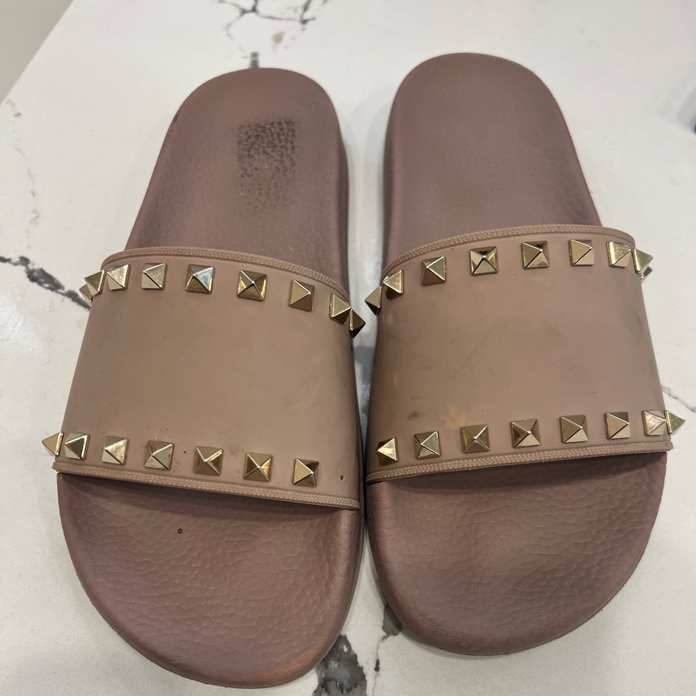 *Price Drop* Valentino Rockstud Pool Slides - image 1